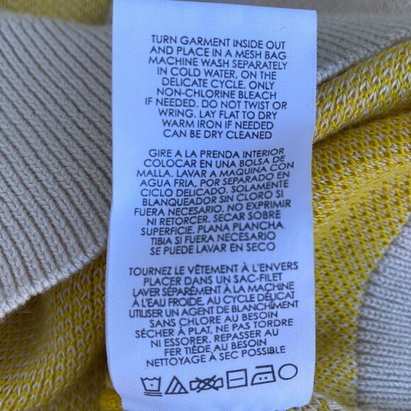 đ§„CAbiâXSâRoarâButton DownâCardiganâYellowâAnimalâPrintâNWOT - Picture 7 of 10